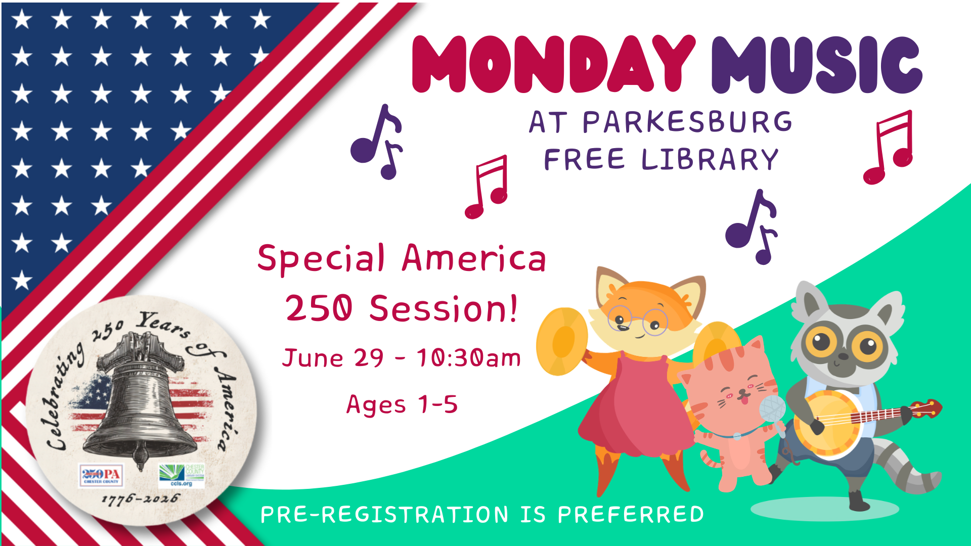 America 250 Monday Music
